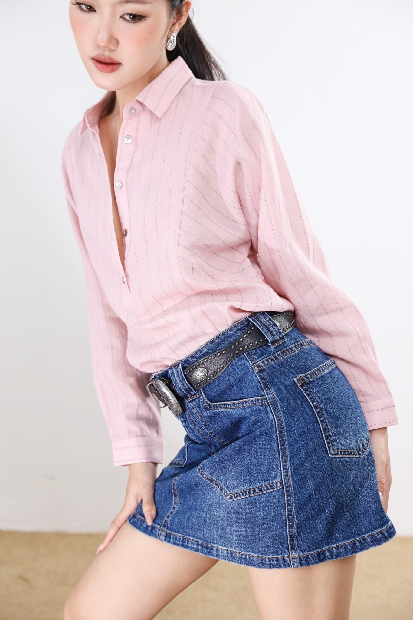 Váy jean ngắn 17012292