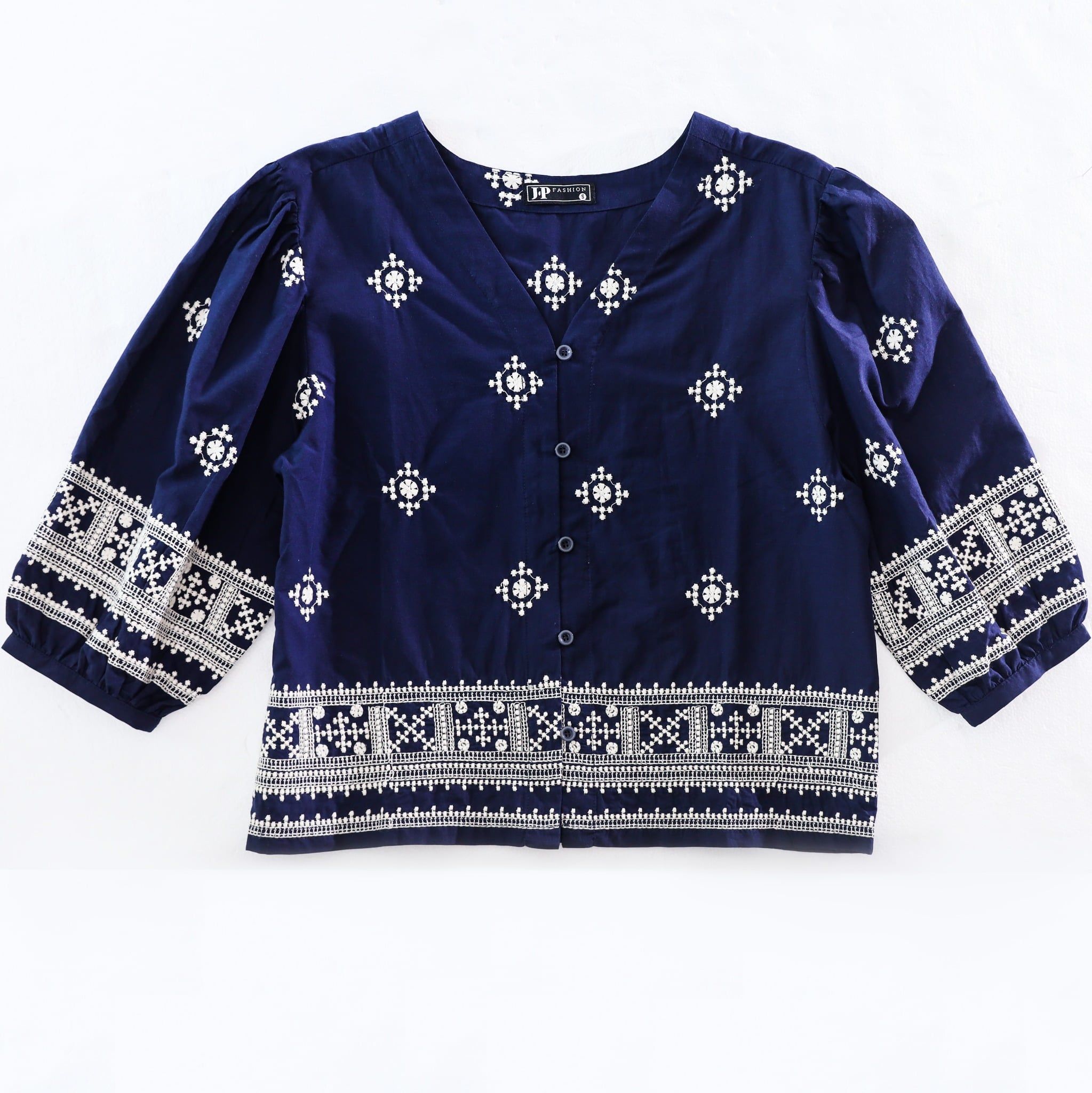 Áo Sơ Mi Linen Tay Lở Cổ V 10612300