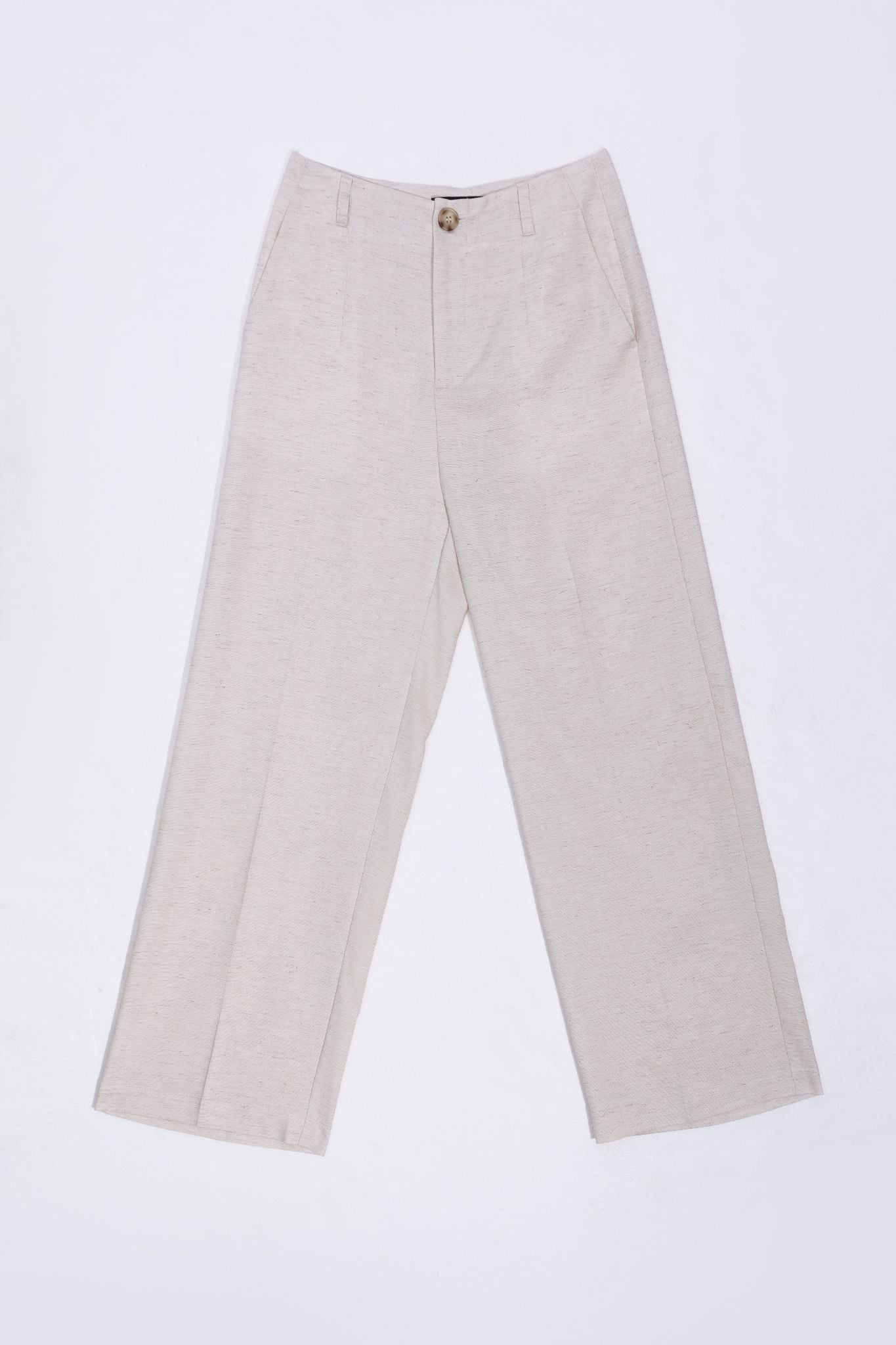 Quần ống suông chất Linen 19012302