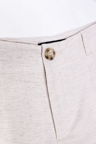 Quần ống suông chất Linen 19012302