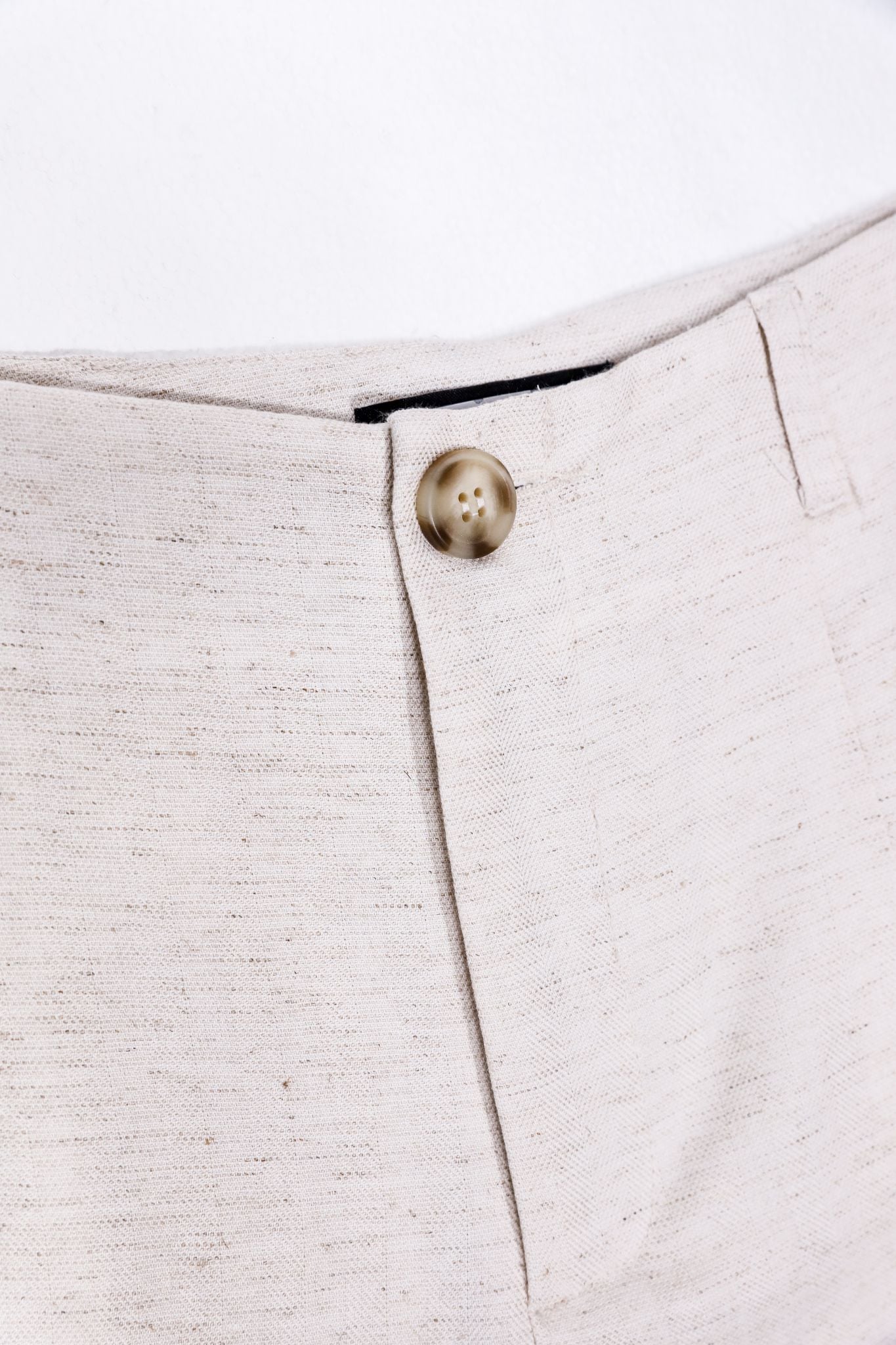 Quần ống suông chất Linen 19012302