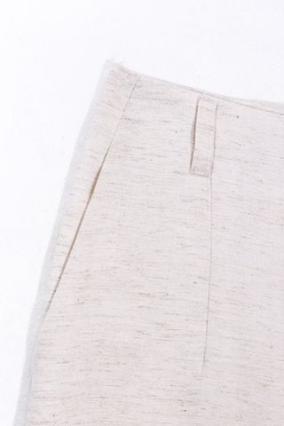 Quần ống suông chất Linen 19012302