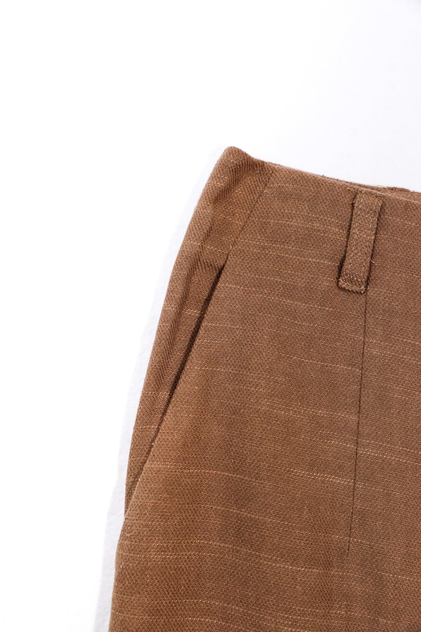 Quần ống suông chất Linen 19012302
