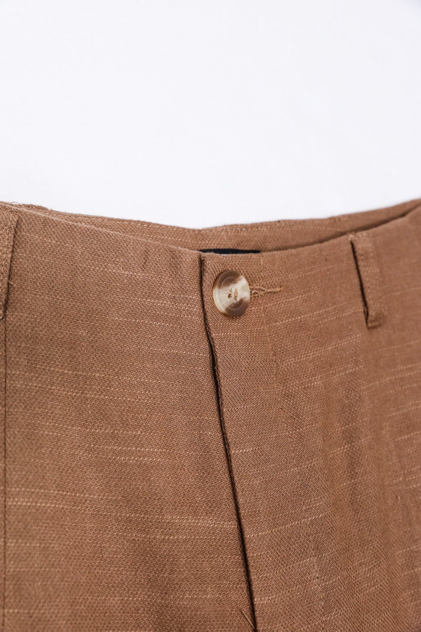 Quần ống suông chất Linen 19012302