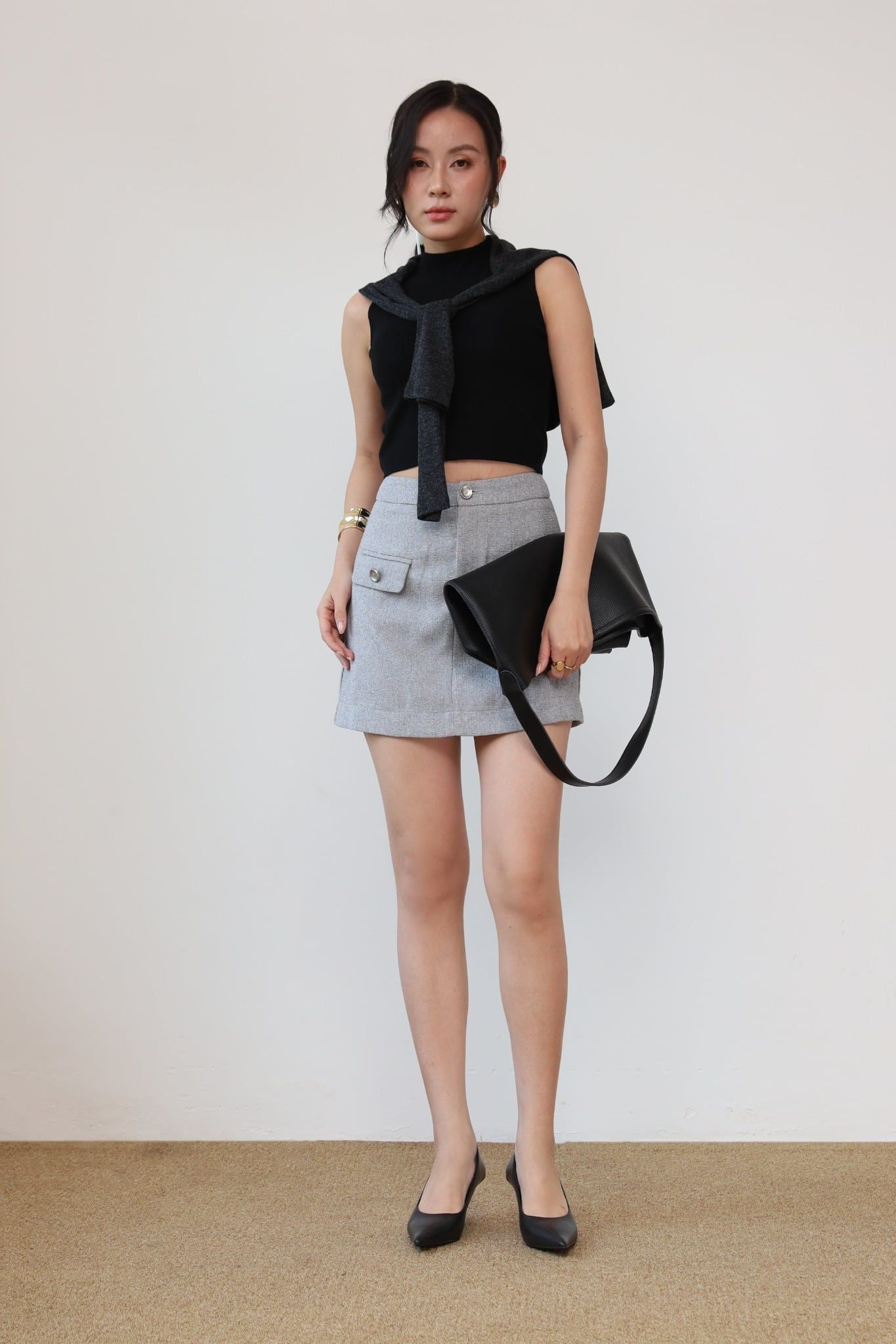 Chân Váy Tweed Ngắn 17012210