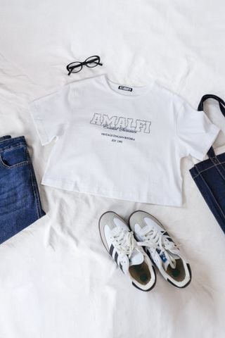 Áo thun chữ croptop NT 10212406