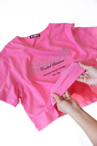 Áo thun chữ croptop NT 10212406