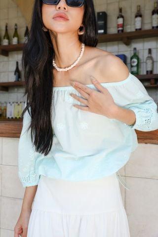 Áo sơ mi kiểu tay lỡ 10612313