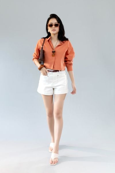 Sơ mi croptop dài tay 10612575