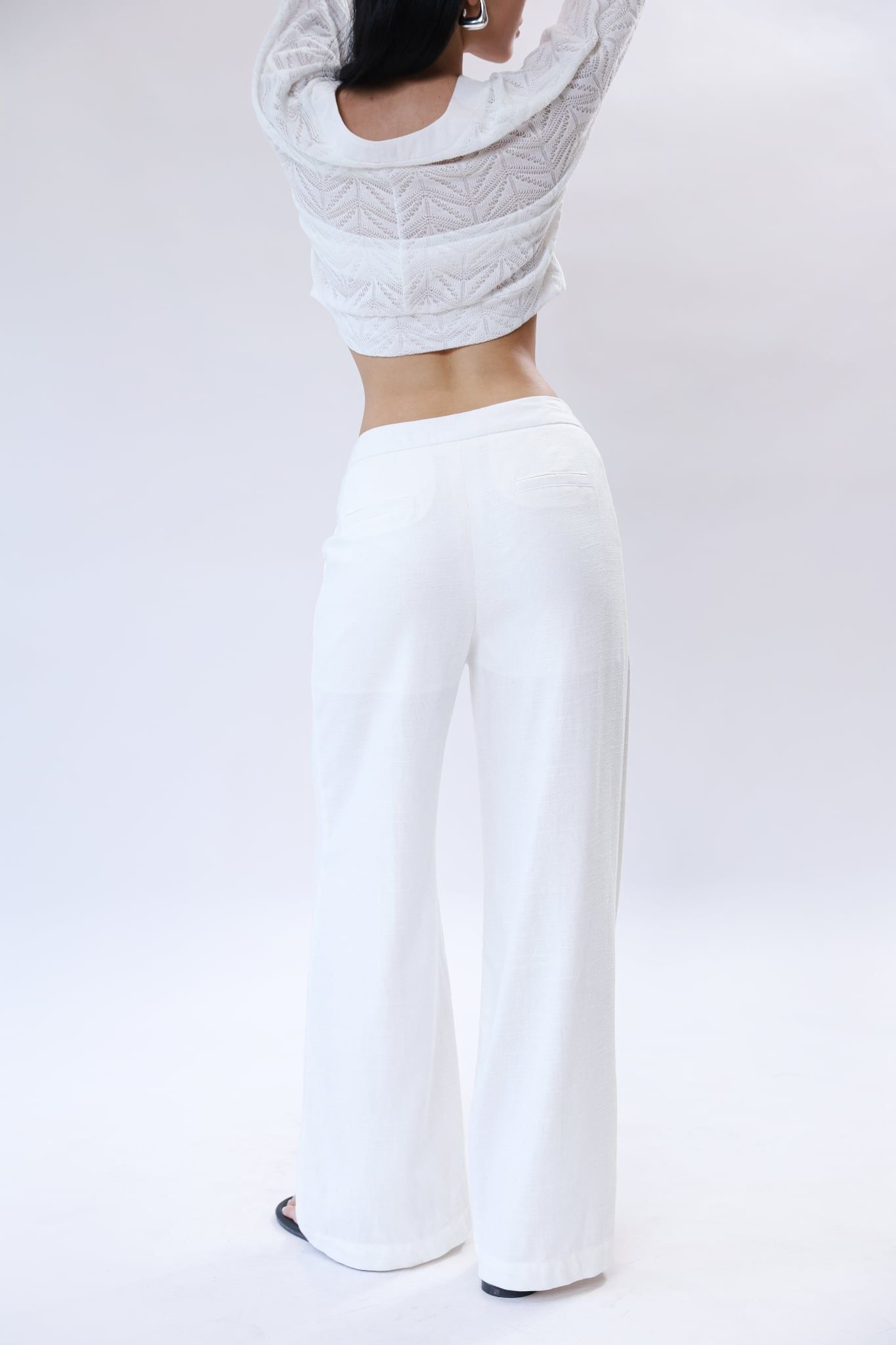 Quần Linen Ống Suông 19012418