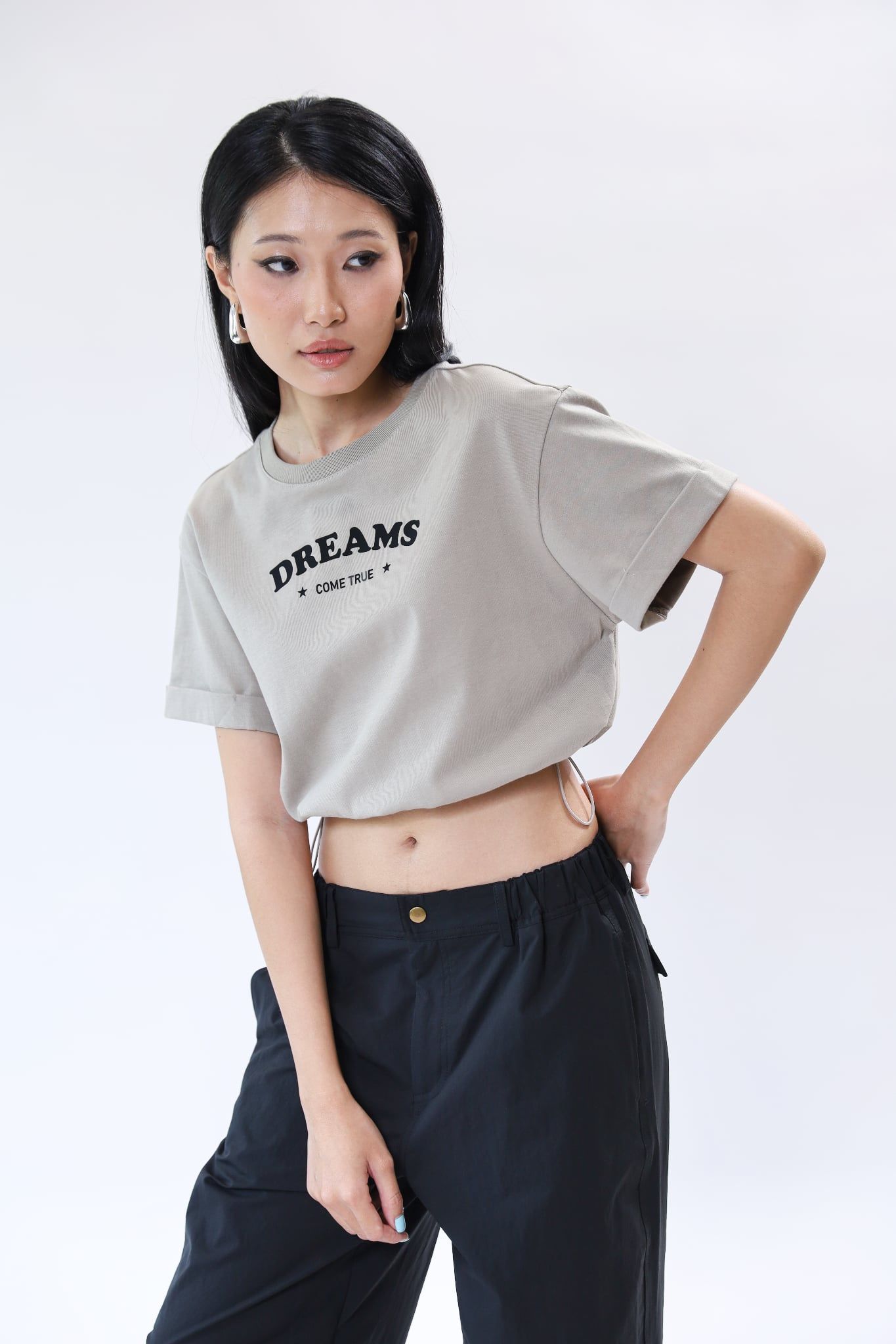 Áo thun chữ croptop NT 10212411