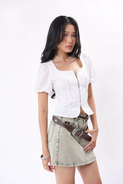 Chân Váy Jean Ngắn 17012344