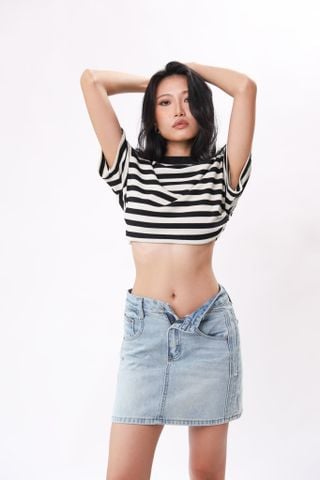 Chân váy jean ngắn 17012329