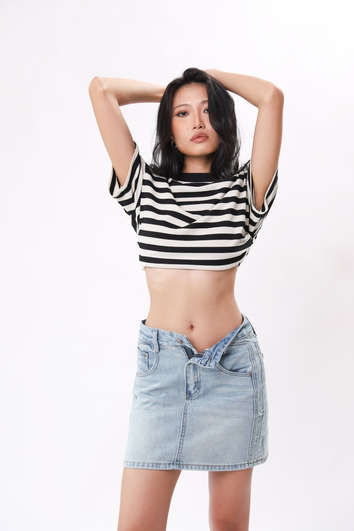 Chân váy jean ngắn 17012329