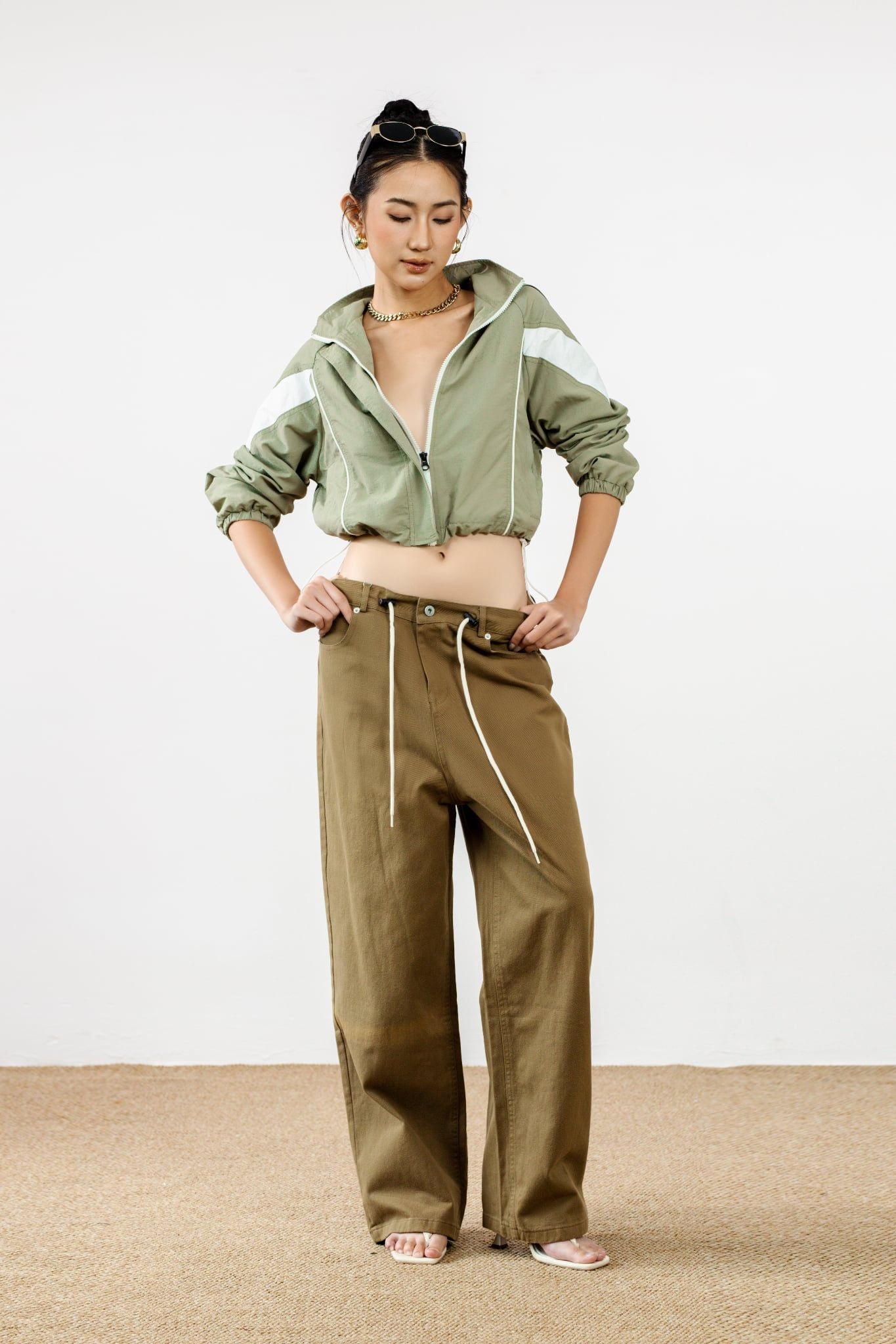 Khoác dù croptop 10711826