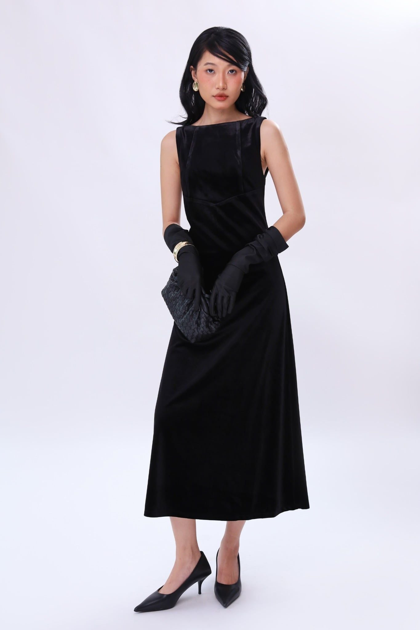 Đầm Nhung Kiểu SN 11012230