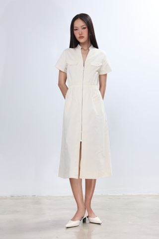 Đầm Kiểu Tay Ngắn Khóa Kéo 11012275