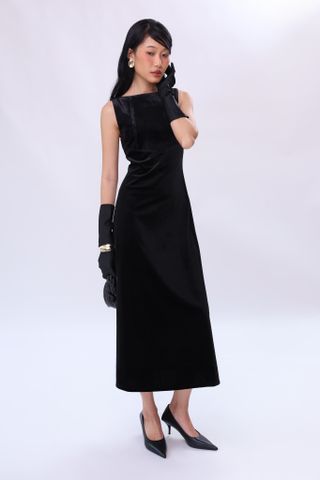 Đầm Nhung Kiểu SN 11012230