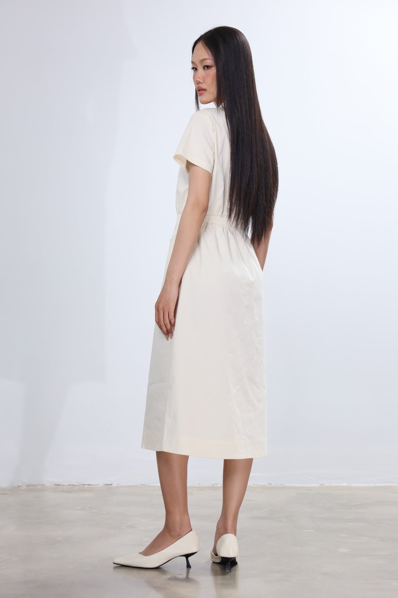 Đầm Kiểu Tay Ngắn Khóa Kéo 11012275