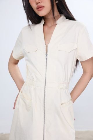Đầm Kiểu Tay Ngắn Khóa Kéo 11012275