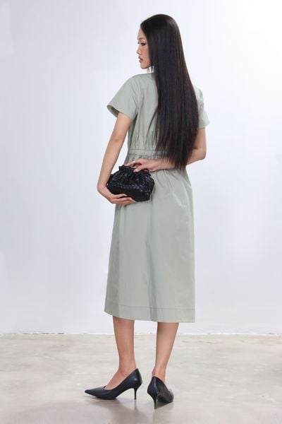 Đầm Kiểu Tay Ngắn Khóa Kéo 11012275