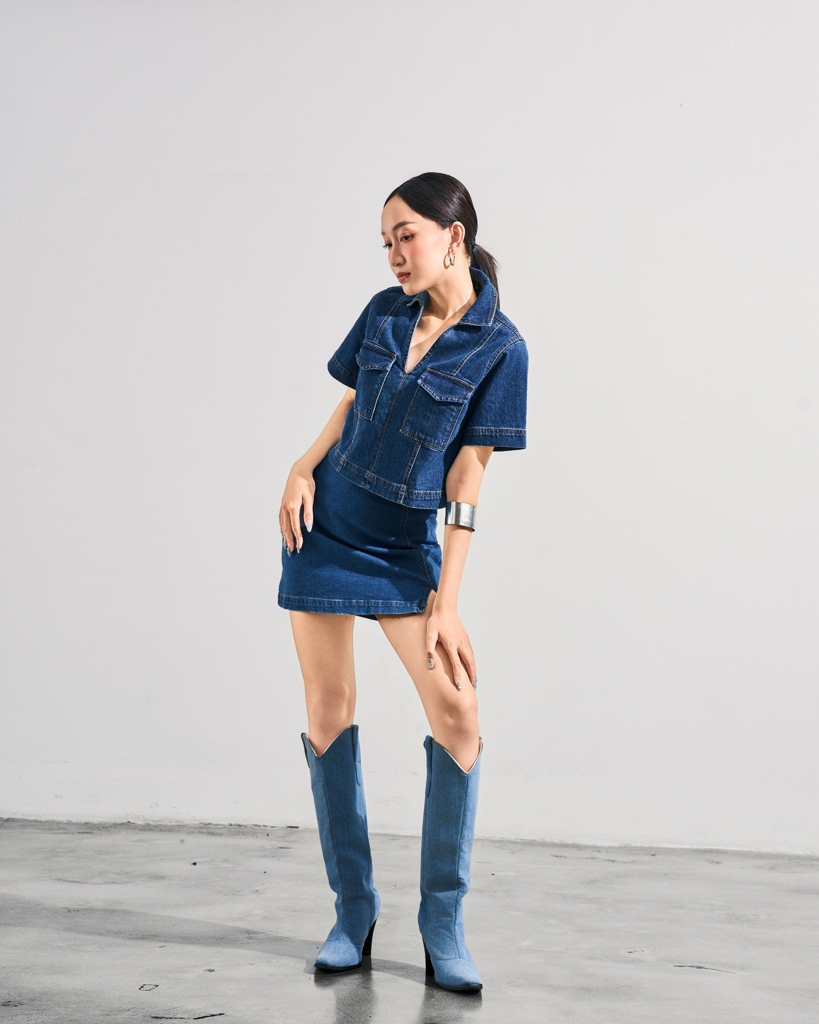 Áo Sơ Mi Jeans Crotop 10611946