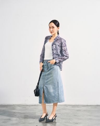 Chân Váy Jeans Dài 17011955