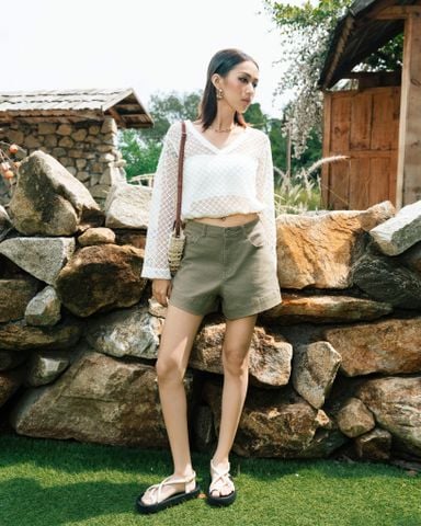 Áo Lưới Croptop Dài Tay 10211921