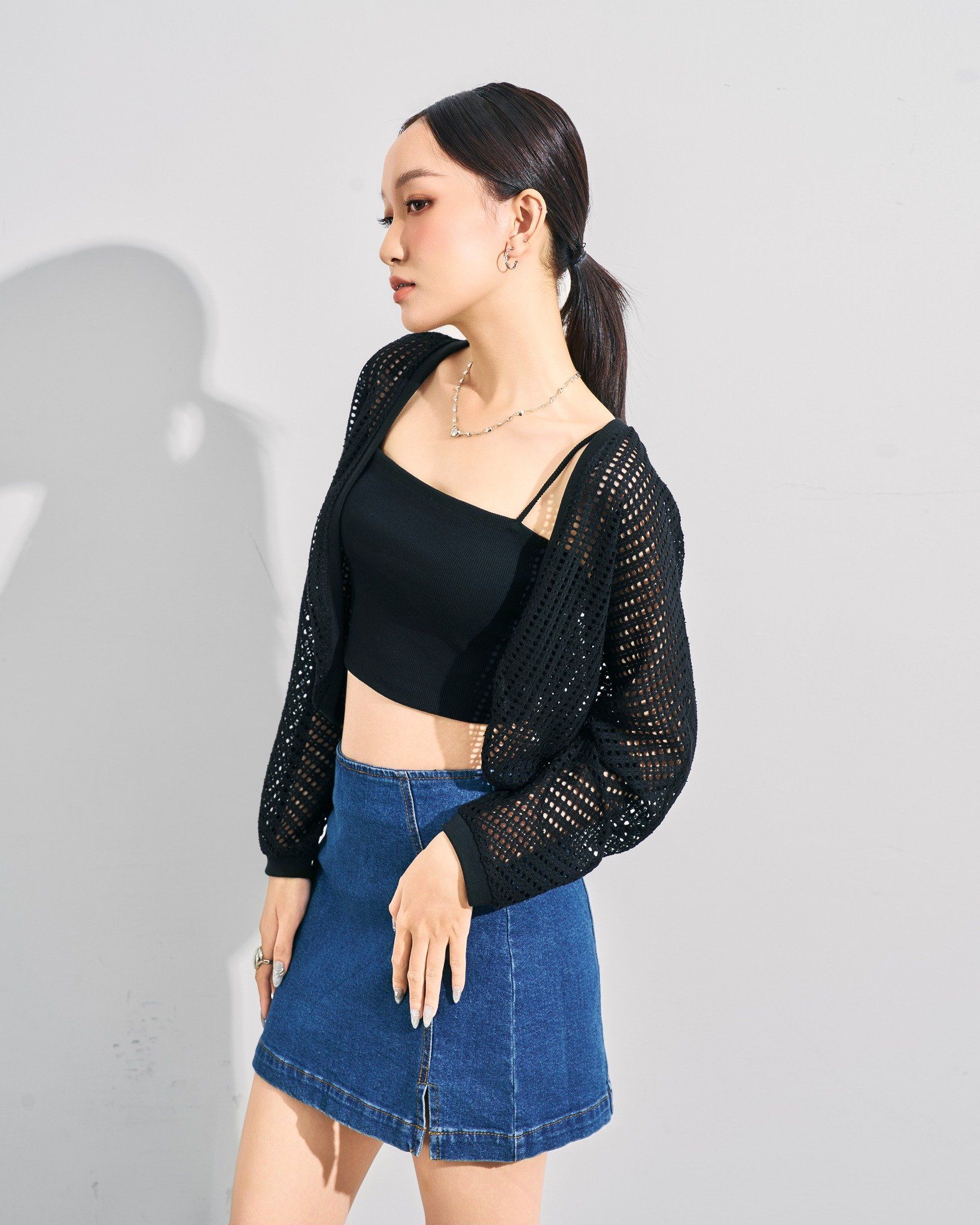 Áo Khoác Lưới Cách Điệu 10711902