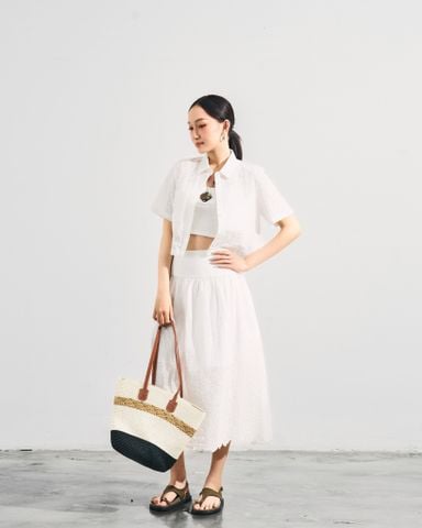 Sơ Mi Croptop Kate Thêu 10611929