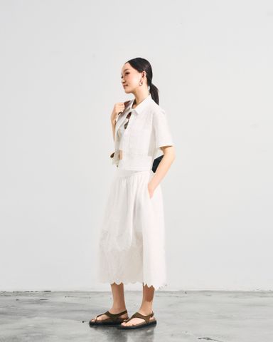Sơ Mi Croptop Kate Thêu 10611929