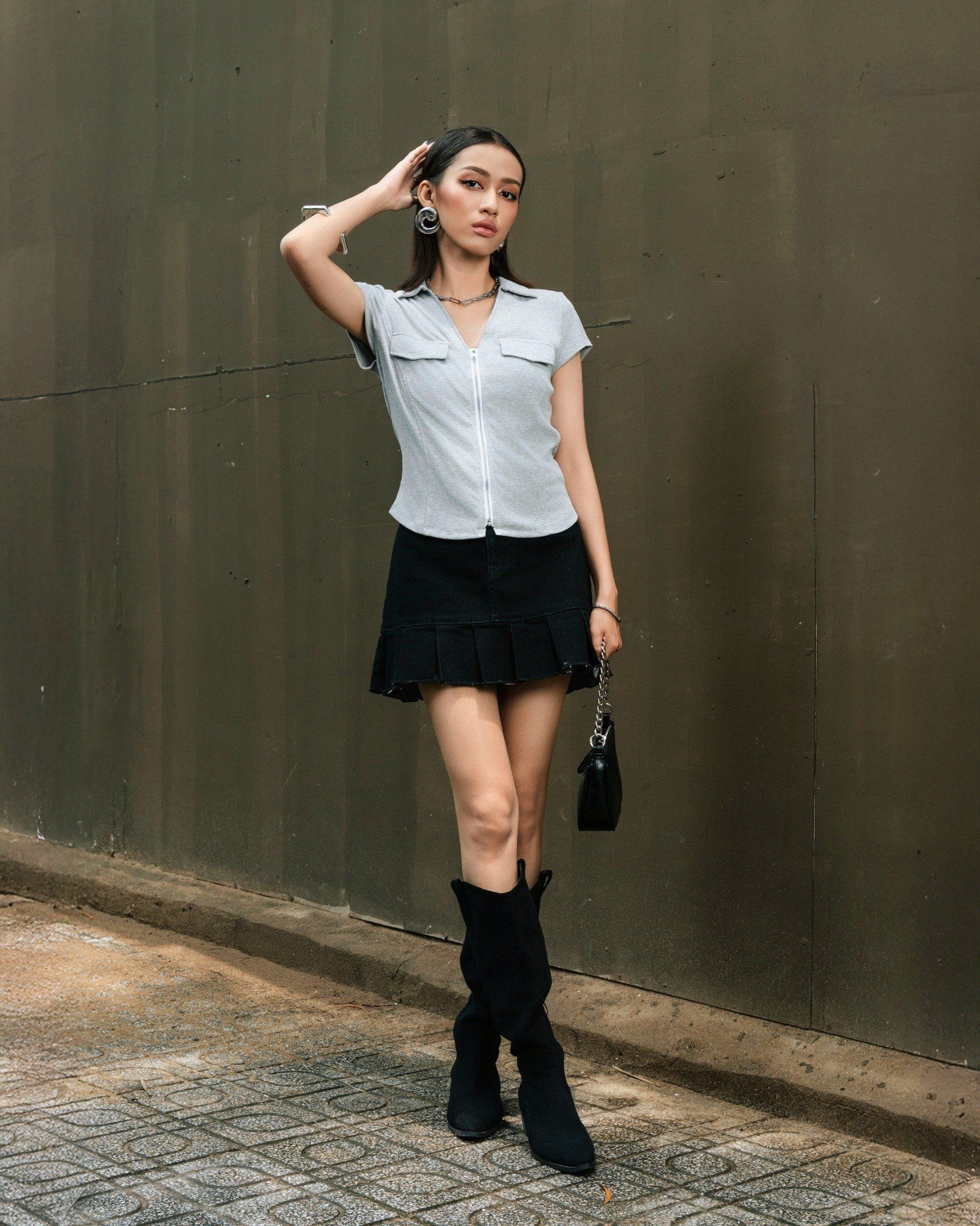 Váy Kiểu Xếp Ly 17011890