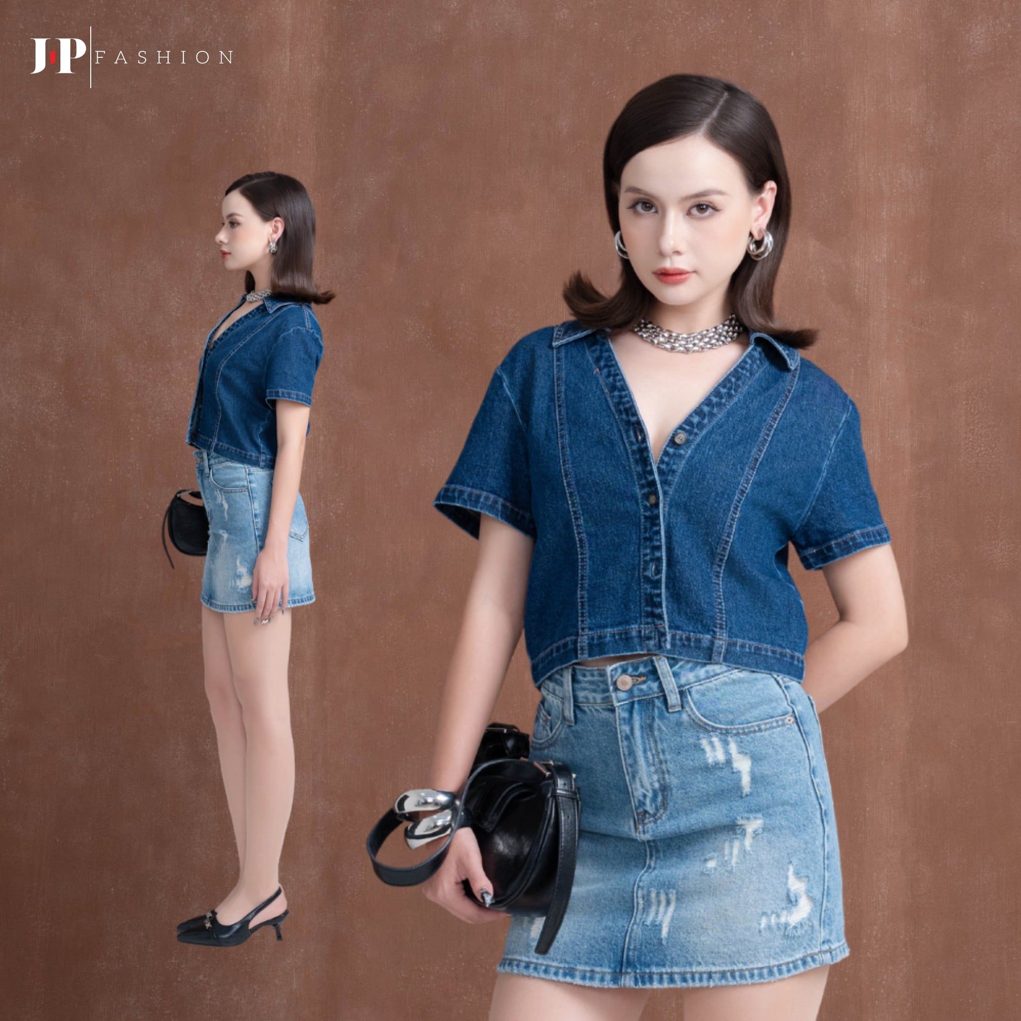 Chân Váy Jean Ngắn 17011966