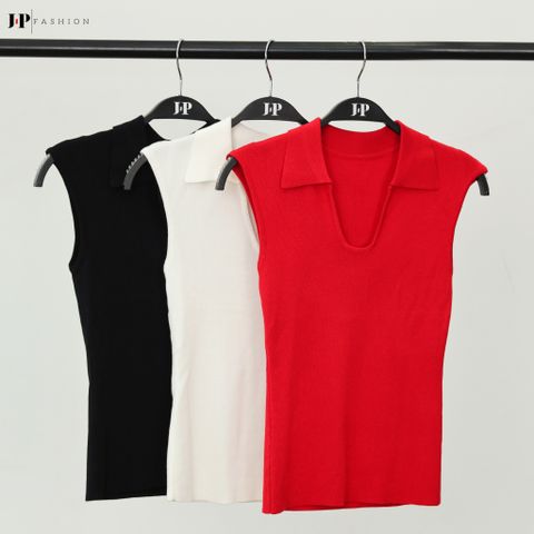 Áo len 3 lỗ nữ cổ Polo 10312130 J-P Fashion