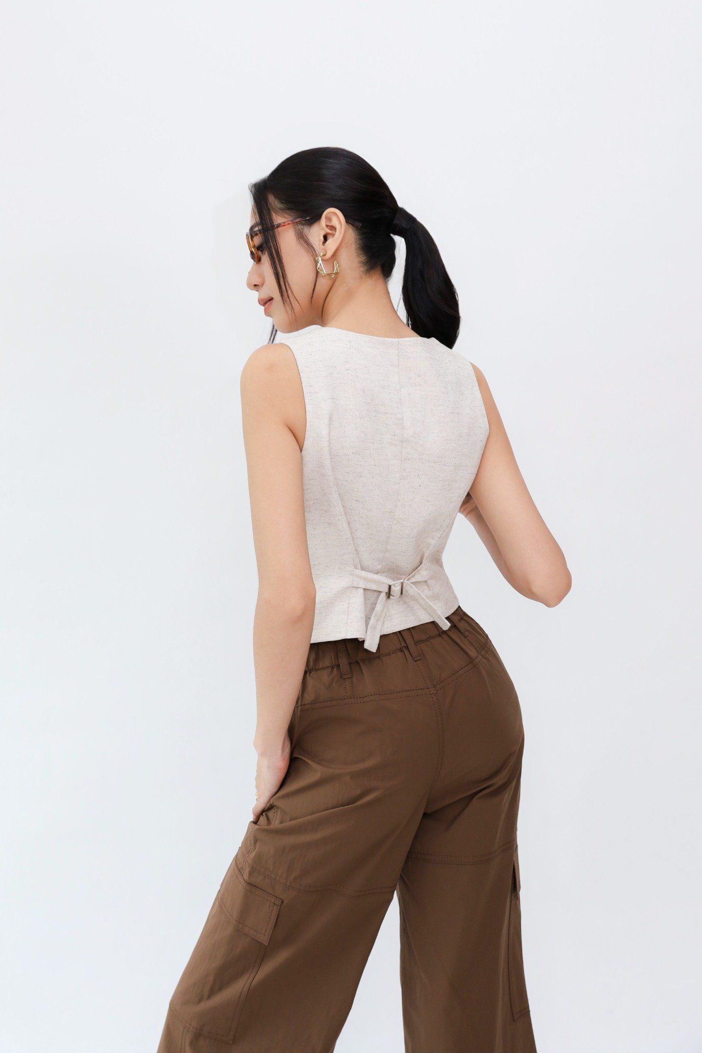 Áo Gile Lửng Retro 11511932