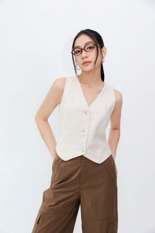 Áo Gile Lửng Retro 11511932