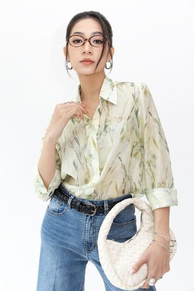 color_họa tiết xanh lá