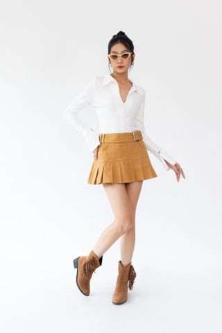 Váy Ngắn Xếp Ly 17012092