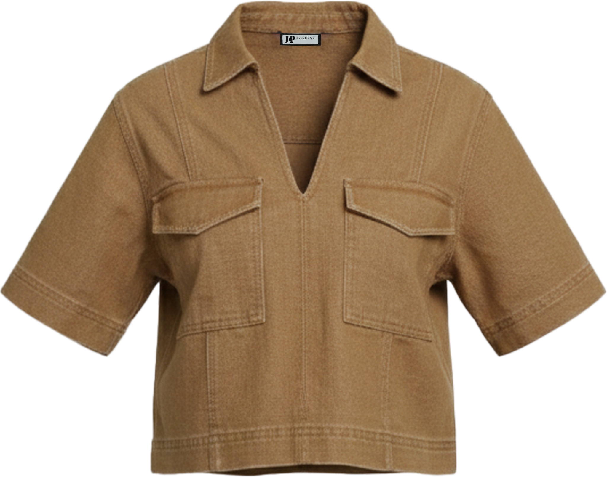 Áo Sơ Mi Kaki Croptop 10611853