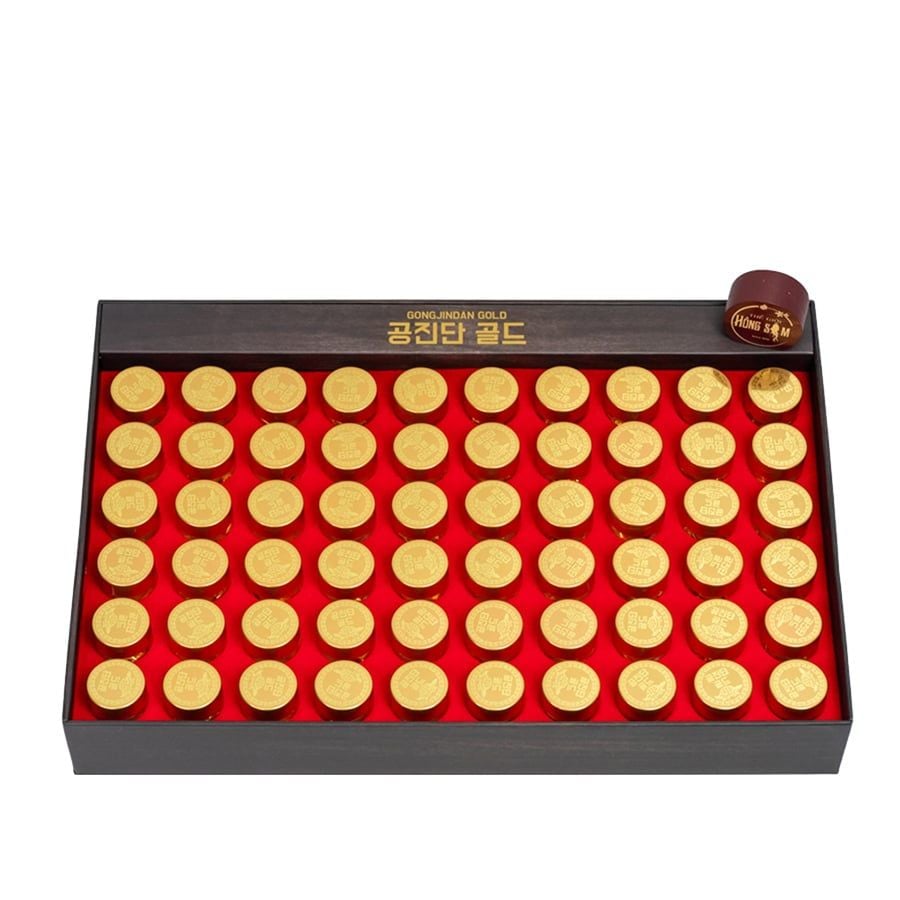An Cung Ngưu Trầm Hương Gongjindan Gold Hộp Đen 60 Viên