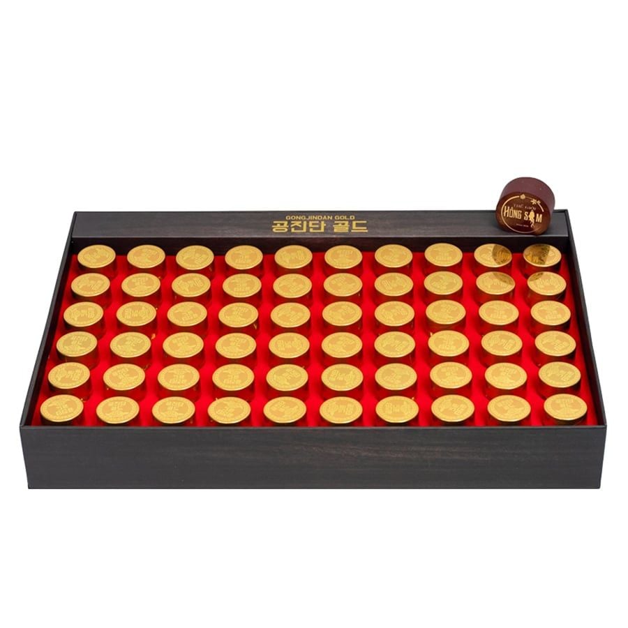 An Cung Ngưu Trầm Hương Gongjindan Gold Hộp Đen 60 Viên