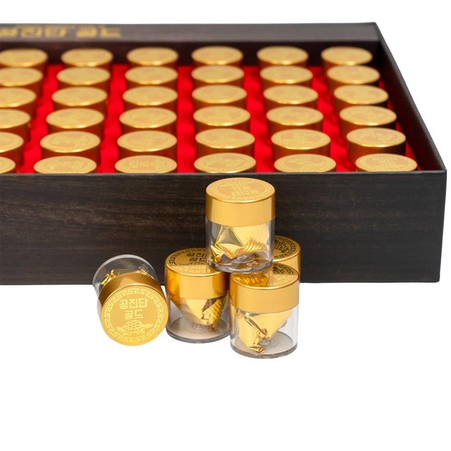 An Cung Ngưu Trầm Hương Gongjindan Gold Hộp Đen 60 Viên