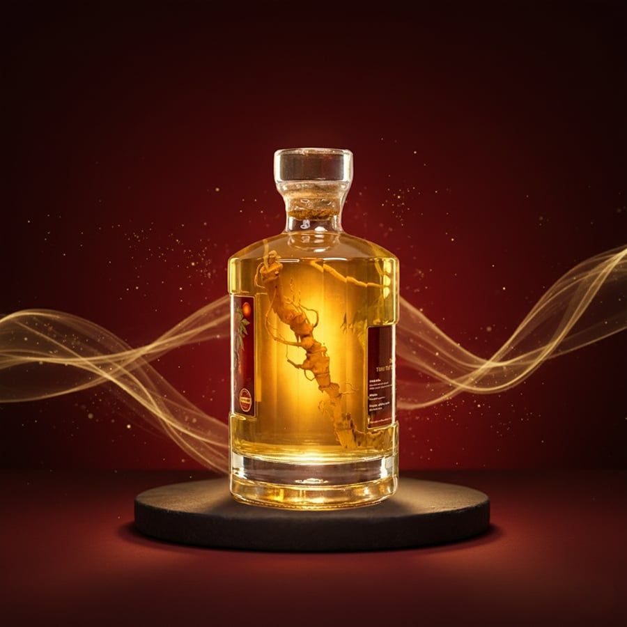 Bình Rượu Sâm Ngọc Linh Nguyên Chất 750ml