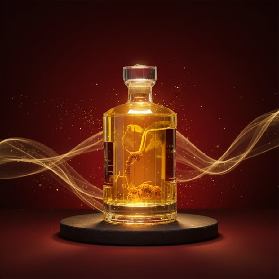 Bình Rượu Sâm Ngọc Linh Nguyên Chất 750ml