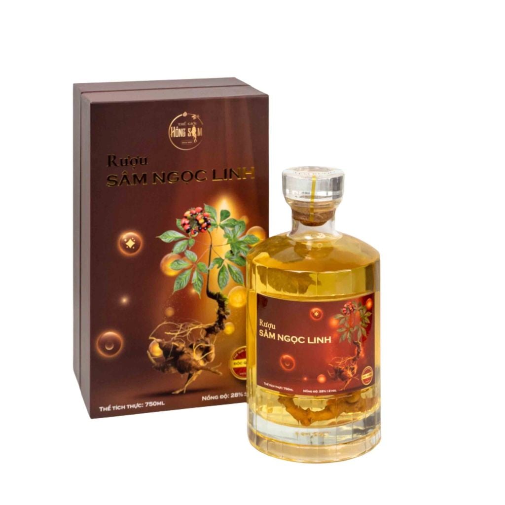 Bình Rượu Sâm Ngọc Linh Nguyên Chất 750ml
