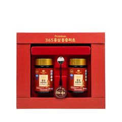 Cao Hồng Sâm Đông Trùng Hạ Thảo 365 Hàn Quốc Hộp 2 Lọ x 240g
