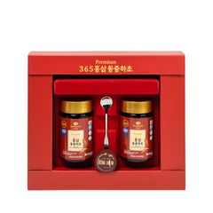 Cao Hồng Sâm Đông Trùng Hạ Thảo 365 Hàn Quốc Hộp 2 Lọ x 240g