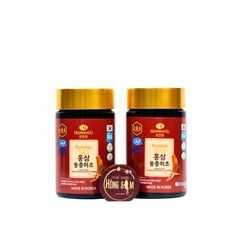 Cao Hồng Sâm Đông Trùng Hạ Thảo 365 Hàn Quốc Hộp 4 Lọ x 240g