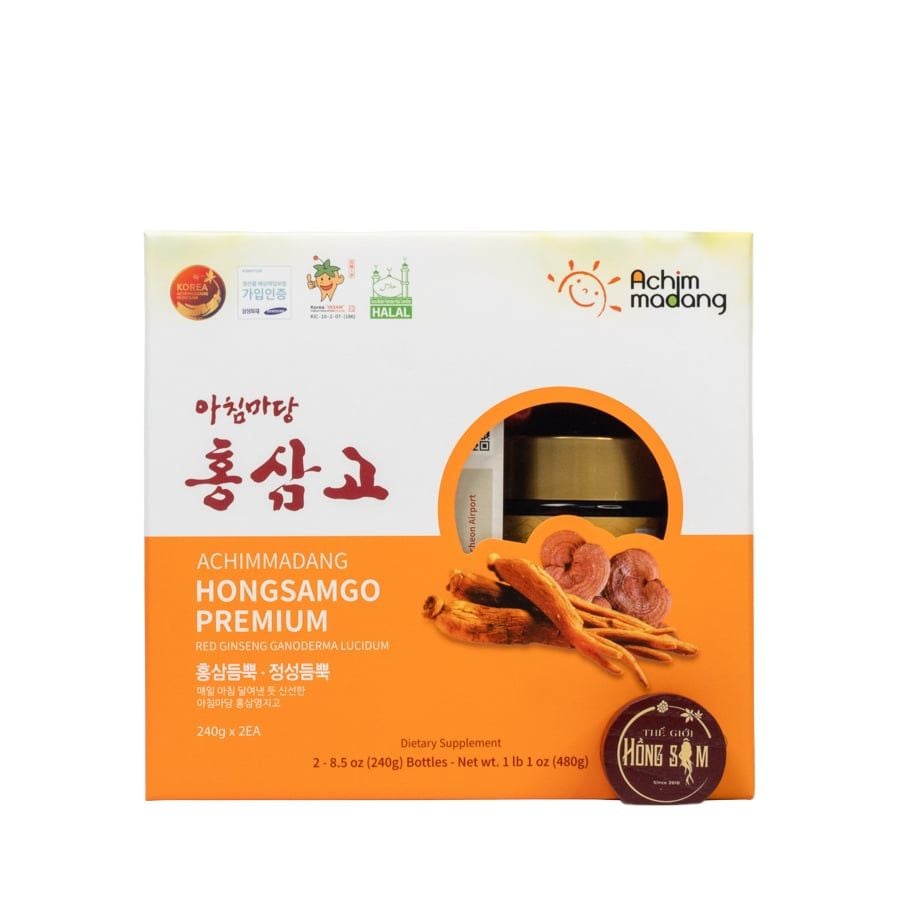 Cao Hồng Sâm Linh Chi Achimmadang 240g x 2 lọ Hàn Quốc