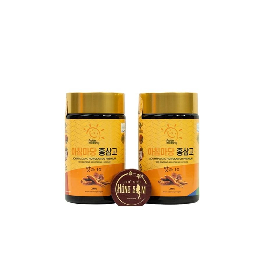Cao Hồng Sâm Linh Chi Achimmadang 240g x 2 lọ Hàn Quốc